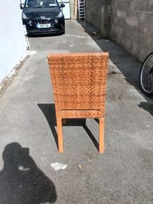 4 wicker indoor chairs