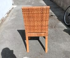 4 wicker indoor chairs