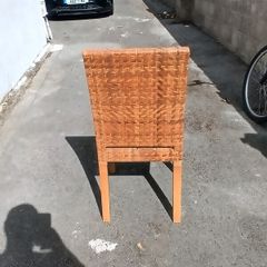 4 wicker indoor chairs