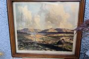 Vintage print, Loughanure Co  Donegal, James Humbert Craig RHA