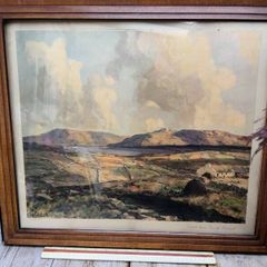 Vintage print, Loughanure Co  Donegal, James Humbert Craig RHA