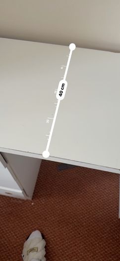 white desk