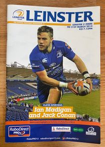 2014 Leinster v Zebre - RaboDirect Pro12 Programme