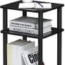 3-Tier Turn-N-Tube End Table, Side Table, Nightstand, Americano/Black (FREE POSTAGE) Image 5
