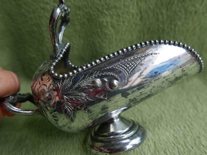 Vintage Silver Plate Sugar Scoop