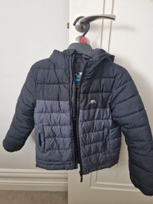 Black/Grey Trespass Kids 5 to 6 years light jacket