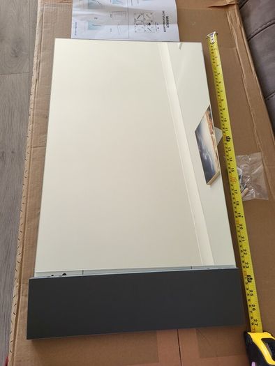 Mirror with shelf