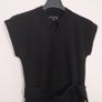 Banana Republic Black Belted Cap Sleeve 100% Wool Workwear Sheath Dress Size S Image 9