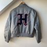 Tommy Hilfiger x Gigi Hadid Grey Bomber Jacket Image 8