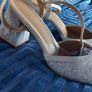 BNWT Stunning sparkling wedding shoes. SIZE 6.5 Image 3