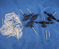 Bedroom furniture doorknobs & bolts (FREE TO COLLECT)