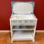 Babylo Baby Changing Table with Padded Mat & Storage Image 3