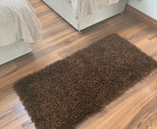 2 brown rugs one large one small free to take