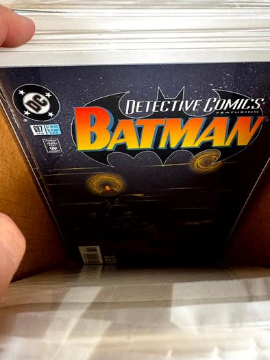Detective Comics Batman Long Comic Box w 215 comics for Sale