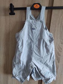 6 months dungarees dusky blue