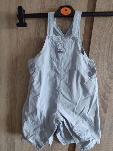 6 months dungarees dusky blue