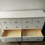 Chest of 8 drawers Hemnes white Image 4