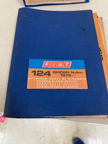 Fiat 124 Spider Genuine Fiat Parts Catalog