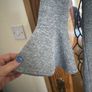 Quiz grey mini dress bell sleeves size UK16 EU44 Perfect condition Postage included Image 2