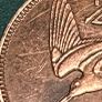 1928 Irish Free State Shilling & Farthing High-Grade EF/AU Rare Detail Image 9