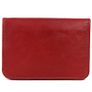 Premium Genuine Leather Wallet for Women Stylish Red Clutch Wallet with Button Closure Image 10