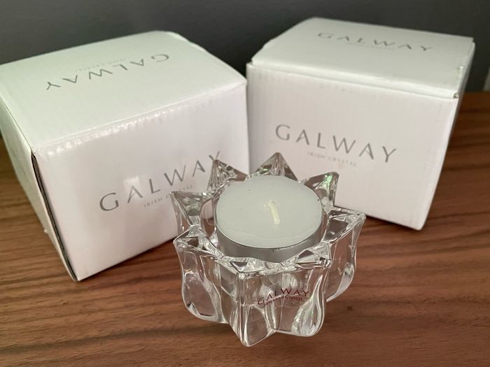 Galway Irish Crystal Tulip Votive 5.5 cm