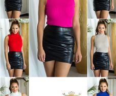 sleeveless turtleneck jumper size uni fits 6-8-10