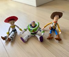 Woody, Jessie and Buzz from Toy Story interactable