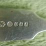Vintage  SILVER NEVADA D&A Silver Spoon made by Daniel and Arter of Birmingham. 46.6g Image 7