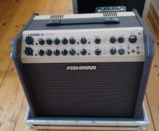 Fishmann Loudbox amp and fitted Thon Flight case