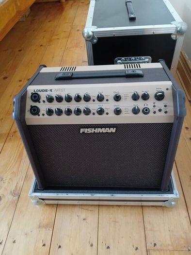 Fishmann Loudbox amp and fitted Thon Flight case