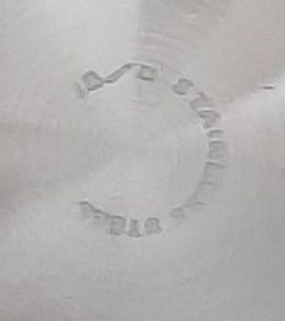 vintage stainless Steel dish