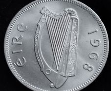 Ireland - 1968 - Florin - Salmon - KM.15a - UNC - [2688]