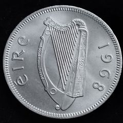 Ireland - 1968 - Florin - Salmon - KM.15a - UNC - [2688]