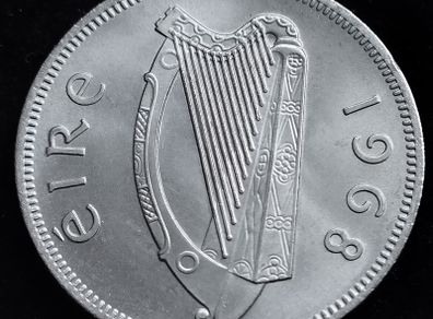 Ireland - 1968 - Florin - Salmon - KM.15a - UNC - [2688]