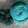 Knitting Yarn ( whites, blues greens ) + new added Image 7