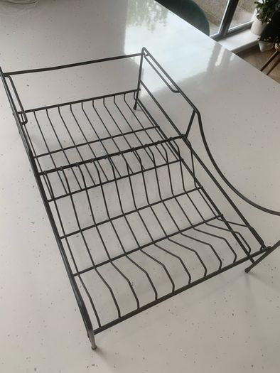 Dish rack and cutlery drawer