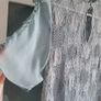 RIVER ISLAND powder blue boho blouse Sz 16 Image 8