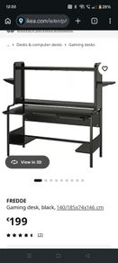 Gaming desk Freede + office chair