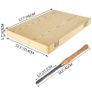 Lathe Chisel 8 Piece Wood Lathe Chisel Cutting Carving HSS Steel Blades Wood Turning Tools Lathe Chisel Set for Storage for Wood Turning Hardwood One Free Chisel Image 4
