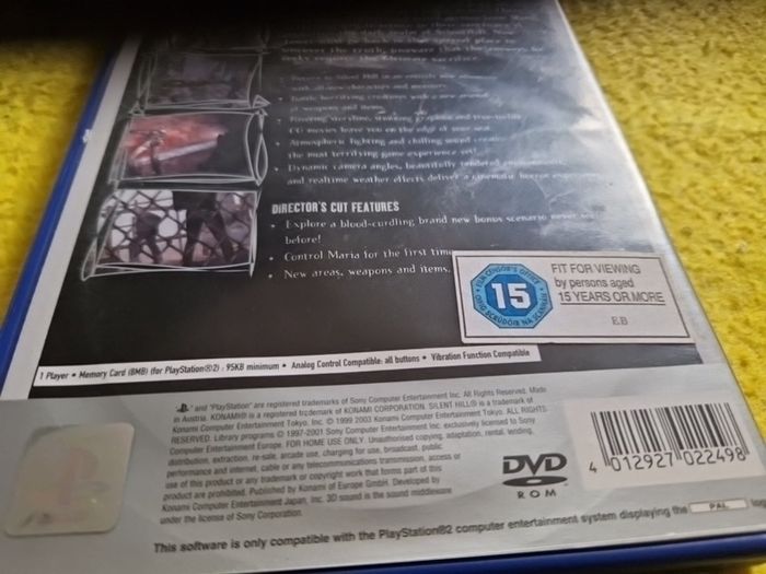 Silent Hill 2 Director s Cut PlayStation2 Ps2 games Original