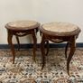FLASH SALE ! Was 395 now 330 ! A Beautiful Pair od French Low Marble Top Tables. Image 2