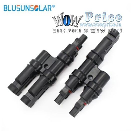 26413 IP67 2 to 1 T Branch PV Connector TUV approved FFM or MMF 100% PP0 2.5mm sq6.0mm