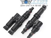 26413 IP67 2 to 1 T Branch PV Connector TUV approved FFM or MMF 100% PP0 2.5mm sq6.0mm
