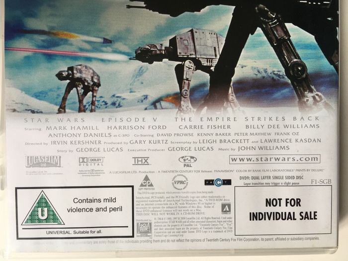 Star Wars Trilogy (IV - V - VI) (Silver Boxset) Harrison Ford, Mark Hamill & Carrie Fisher [3xMovie 4DVD]