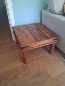 Wooden coffee table
