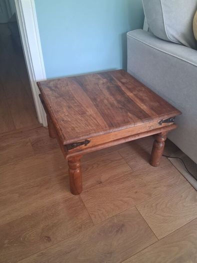Wooden coffee table