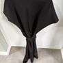 Black Stylish Fran Jane dress with zip Image 2