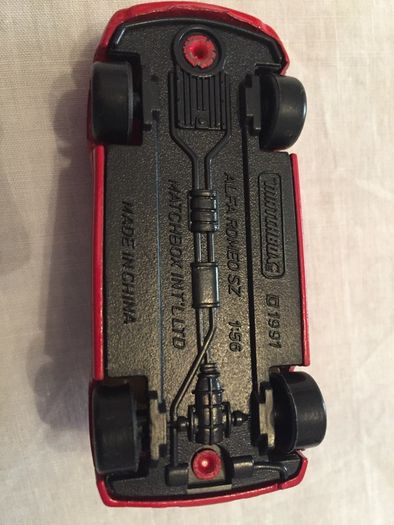 Matchbox Alfa Romeo SZ. Excellent condition. Rare car model