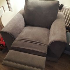 Grey Recliner Chair